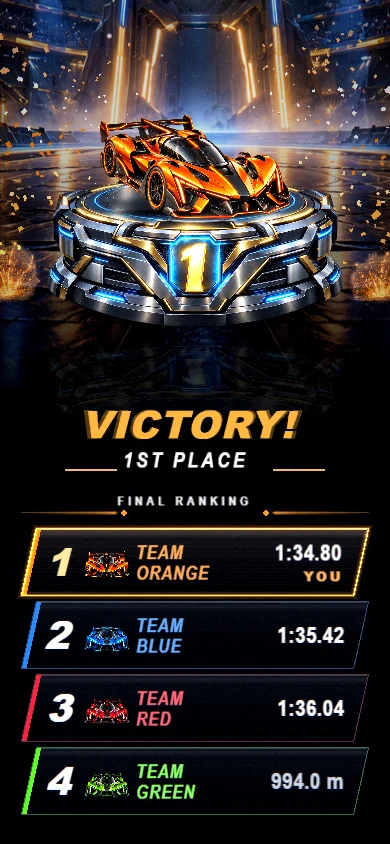 VICTORY — 1st place on the podium